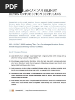 Download Jarak Tulangan Dan Selimut Beton Untuk Beton Bertulang by PPKOPSDAIII SN289726269 doc pdf