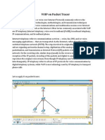 VOIP On Packet Tracer PDF