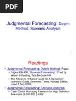 Delphi Method - Scenario Analysis