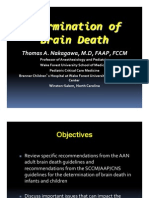 Diagnosis of Brain Death 2012 ARORA