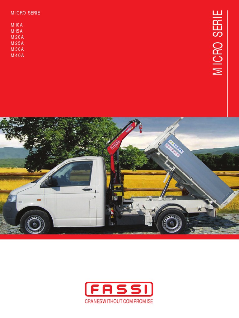 Micro Série de Grues Fassi | PDF | Machine | Biens manufacturés