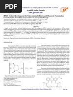 Download HPLC Method Development for Glucosamine Sulphate and Diacerein Formulation by Dr Varaprasad Bobbarala SN28973124 doc pdf