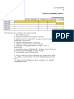 Preventive Maintenance Form ORG