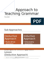 Overt Approach to Teaching Grammar