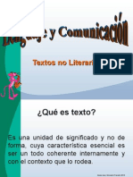 Tipos de textos no literarios