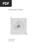 SHURMAN Multivariable Calculus