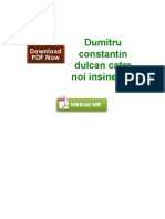 Dumitru Constantin Dulcan Catre Noi Insine PDF