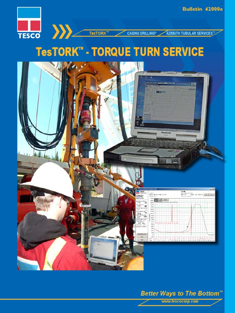 456 - 42000e TESCO Torque Turn Services | PDF | Laptop | Computer Keyboard
