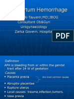 Antepartum Haemorrhage