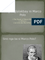 Ang Paglalakbay Ni Marco Polo