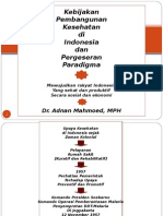 Kebijakan Pembangunan Kesehatan di Indonesia dan Paradigma Sehat(2).ppt