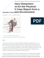 Cervical Artery Dissection_ Implications for the Physical Therapist a Case Report From a Direct Access Environment _ PTbraintrust