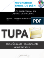 Tupa (Texto Unico de Procedimientos Administrativos)
