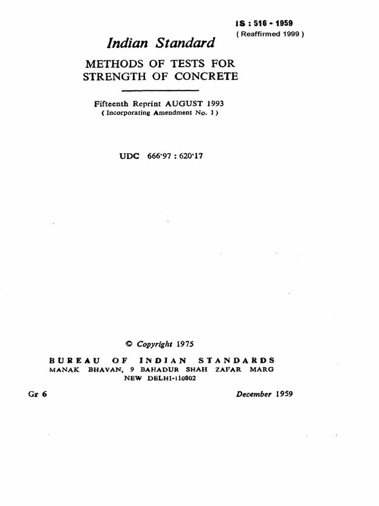 Is 516 | PDF