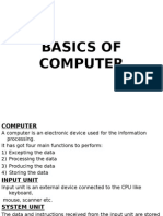 Basics of Computer