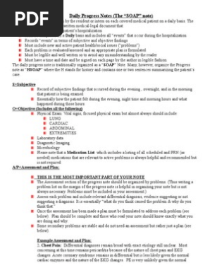 Daily Progress Notes