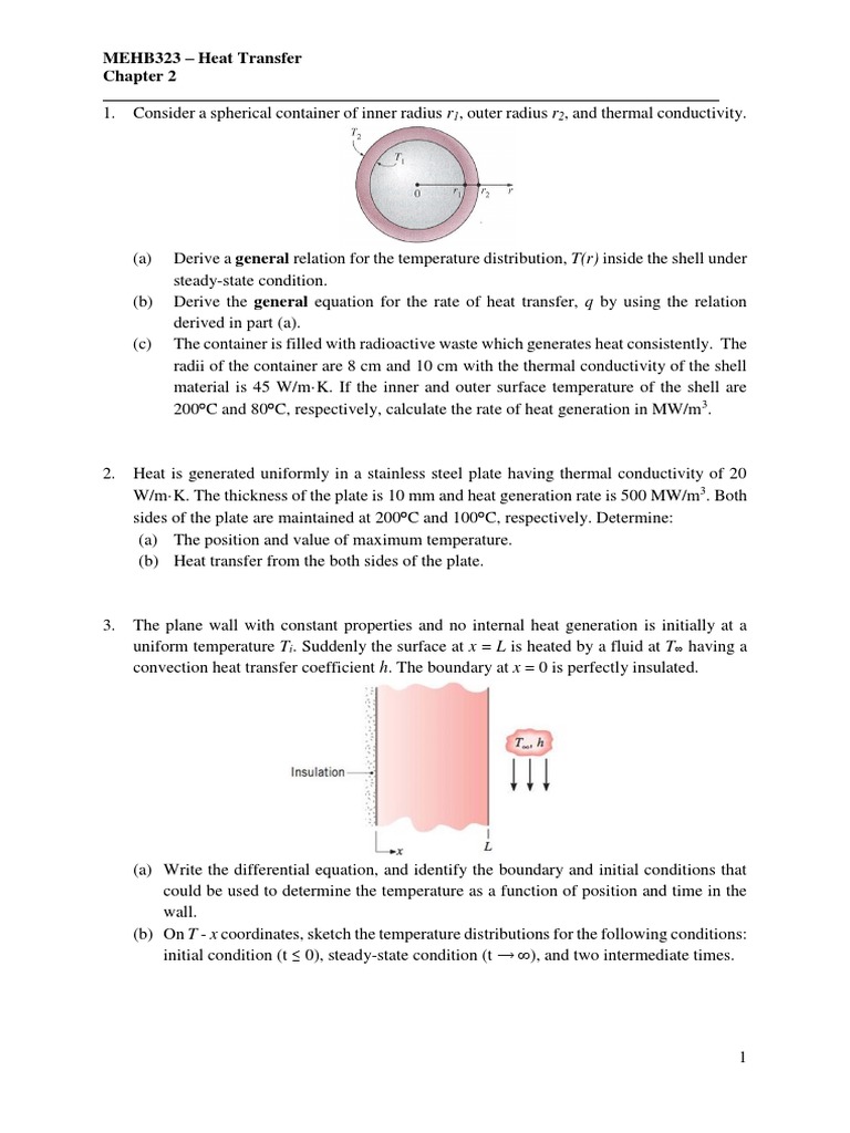 Heat Transfer Analysis and Equations | PDF | Thermal Conductivity ...