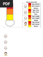 Termometro Emocional Como Te Sentes Hoje