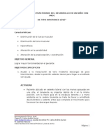 Tratamiento en Niño Con IMOC de Tipo Hipotónico Leve