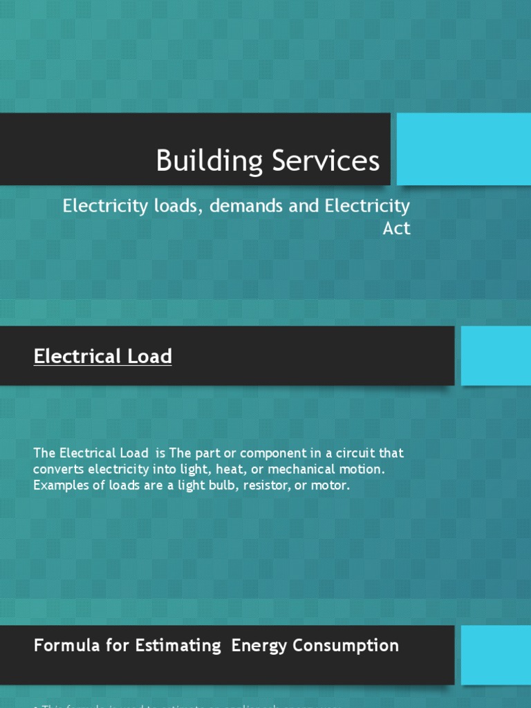Electricity Load and Consumption Guide | PDF | Kilowatt Hour | Electric ...