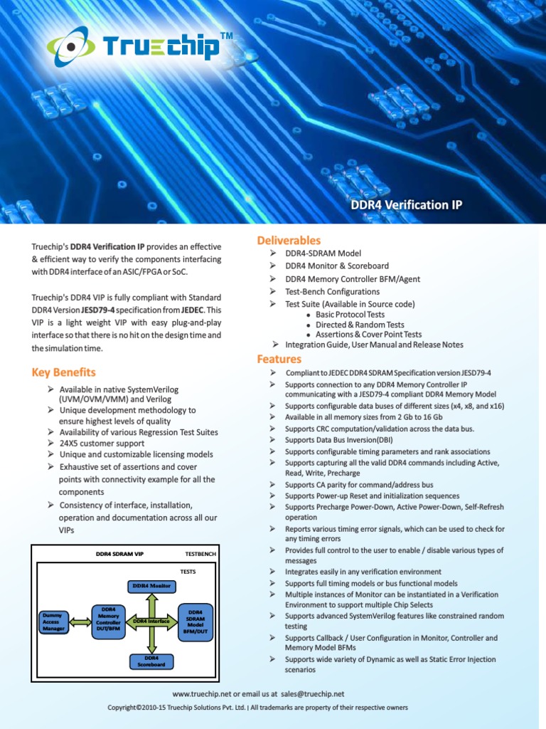 Ddr 4 Verification Ip Pdf Electrical Engineering Computer Engineering