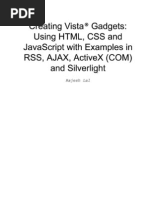 Table of Contents - Creating Vista Gadgets