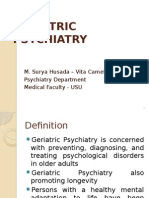 Geriatric Psychiatry