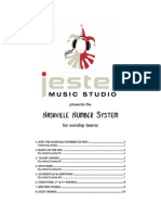 Nashville Number System guide teaches worship teams chord charting