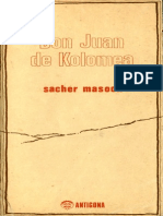 Don  juan de kolomea Masoch Sacher