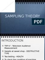 Sampling Theory