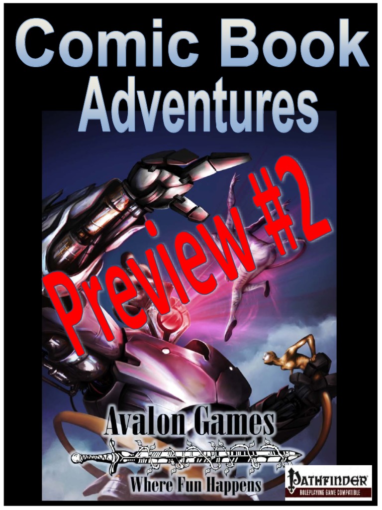 Solo Superhero RPG: Comic Book Adventures | PDF | Superheroes | Crime ...