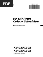 Manuale Istruzioni Sony Trinitron 25 Pollici PDF