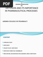 Download Diffusion and Its Importance in Pharmaceutical Processes by anupnakat SN28977513 doc pdf