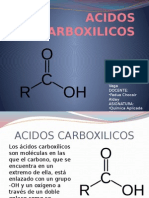 ACIDOS CARBOXILICOS