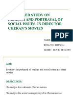 A Detailed Study on Realism and Portrayal Of social issue in cheran movies