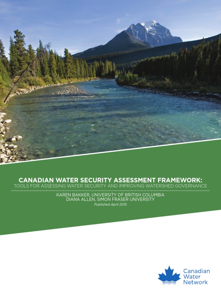 Canadian Water Security Tools Guide | PDF | Risk Assessment | Water Quality