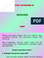 Myologi 1. Anatomi Vet II