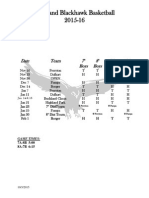 2015 2016 Ms Basketball Schedule