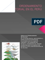 Ordenamiento Territorial en El Perú