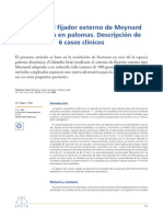 Targa Et Al 2009 Empleo Del Fijador Externo de Meynard Modificado en Palomas. Descripcion D