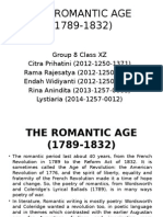 The Romantic Age (1789-1832) Literature