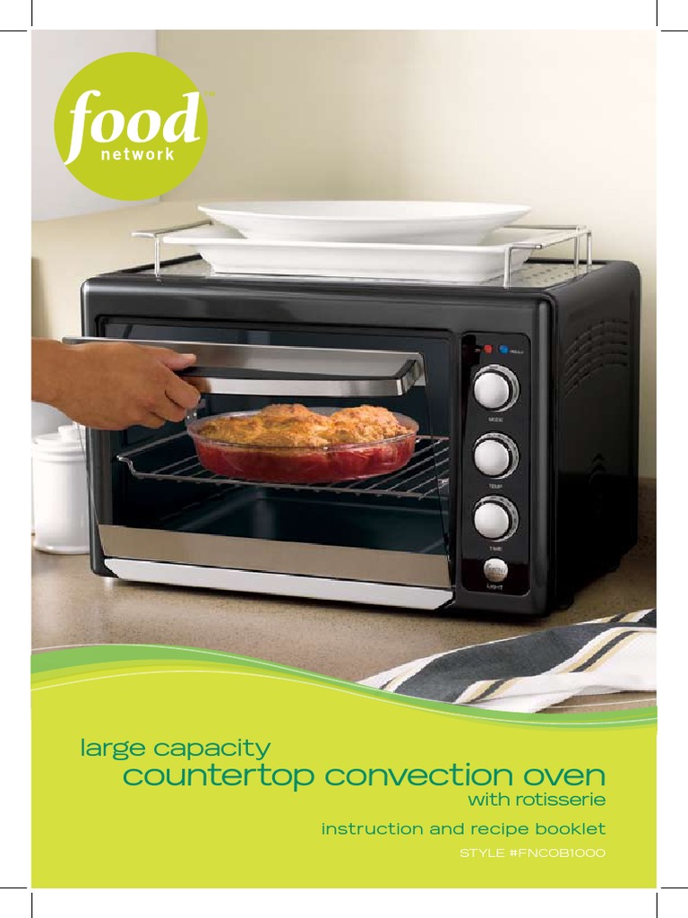 Food Network Convection Oven User S Manual Ac Power Plugs And