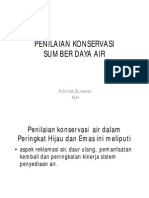 Konservasi Sumber Daya Air