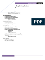 OSCE: Respiratory History and Examination