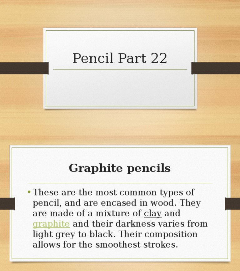 Pencil Part 22 | PDF