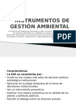 Instrumentos de Gestión Ambiental