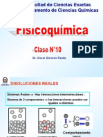 Propiedades de disoluciones reales y electrolitos