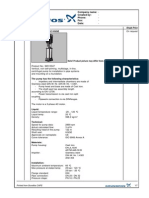 Pump Specification Sheet