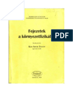 Kiss Árpád Zoltán - Környezetfizika