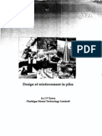 Design of Reinforecment in Piles by J.P.tyson